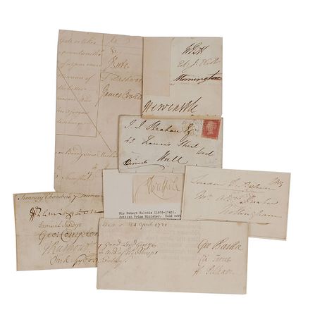 Lot #380 British Prime Ministers Group Lot - Image 1