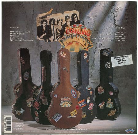 Lot #850 Traveling Wilburys: Harrison and Lynne signed debut album - Image 2