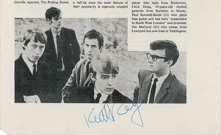 Lot #851 The Yardbirds Signatures - Image 1