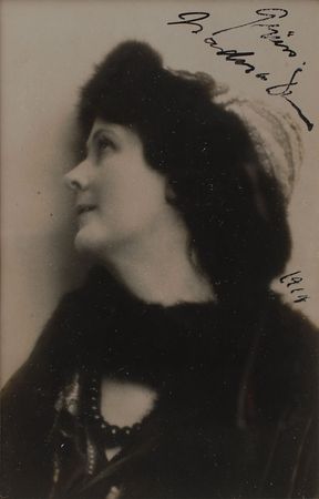 Lot #924 Isadora Duncan Signed Photograph - Image 1