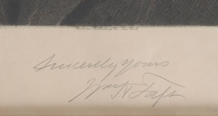 Lot #95 William H. Taft Signed Photograph - Image 2