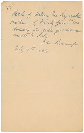 Lot #738 John Burroughs Handwritten Letter Signed - Image 3
