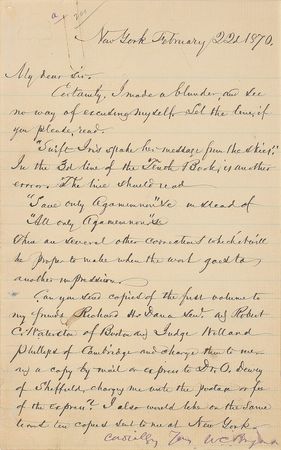 Lot #737 William Cullen Bryant - Image 2