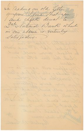 Lot #569 Elizabeth B. Custer Handwritten Letter Signed - Image 2