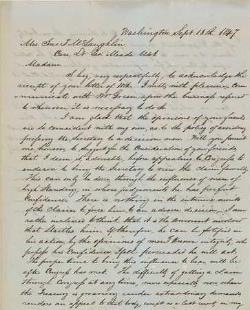 Lot #565 George G. Meade Handwritten Letter Signed - Image 2