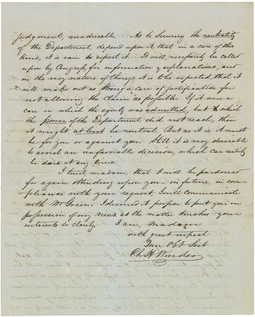 Lot #565 George G. Meade Handwritten Letter Signed - Image 3