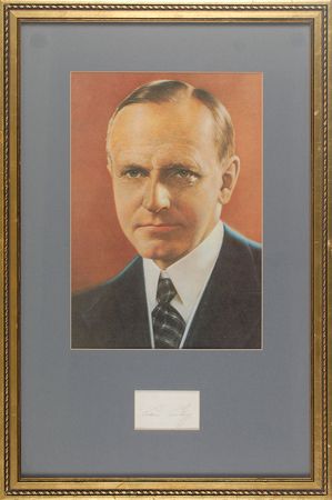 Lot #188 Calvin Coolidge and William H. Taft Signatures - Image 4