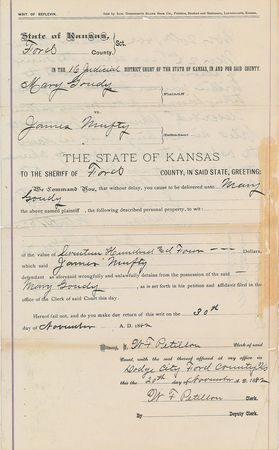 Lot #303 Dodge City: Dodge City’s lawmen legends—Masterson, Tilghman, and Bassett - Image 7