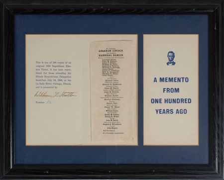 Lot #147 Abraham Lincoln - Image 1