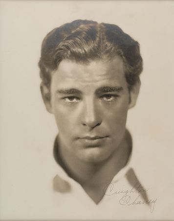 Lot #922 Lon Chaney, Jr: Stunning early “Creighton Chaney” portrait - Image 2