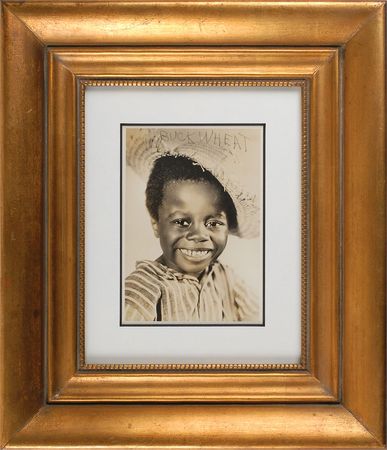 Lot #954 Our Gang: William ?Buckwheat? Thomas: Exceedingly rare Buckwheat childhood portrait - Image 1