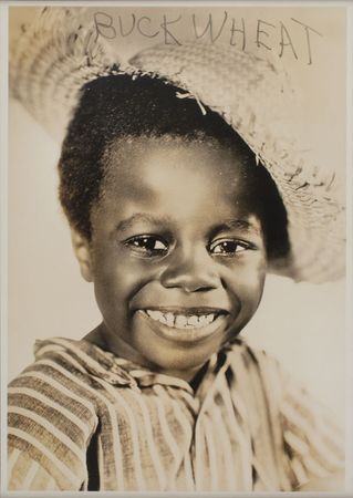 Lot #954 Our Gang: William ?Buckwheat? Thomas: Exceedingly rare Buckwheat childhood portrait - Image 2