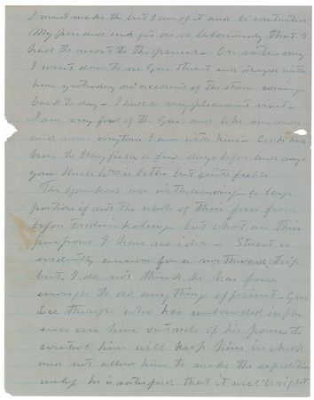 Lot #532 Williams Carter Wickham: ?The Yankees are withdrawing a large portion, if not the whole of their forces from before Fredericksburg? - Image 2