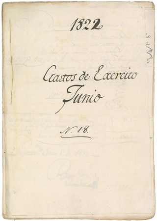 Lot #387 Augustin de Iturbide: Lengthy 1822 military returns from Mexico?s first emperor - Image 1