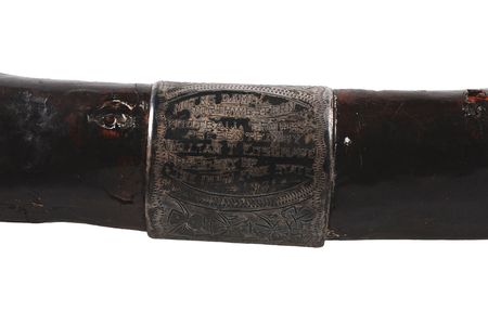 Lot #1029 Notre Dame: Introduced by Knute Rockne, the long-forgotten Notre Dame-Northwestern Shillelagh Football Trophy - Image 3