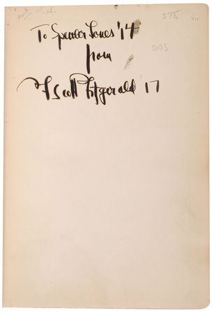 Lot #4050 F. Scott Fitzgerald - Image 1