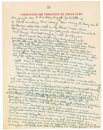 Lot #4062 Ernest Hemingway - Image 2