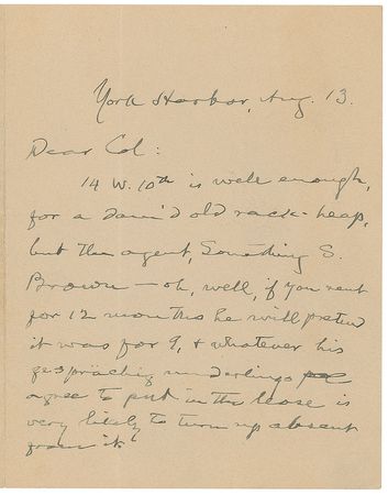 Lot #4037 Samuel L. Clemens