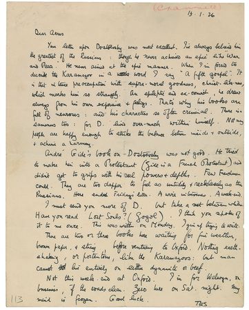 Lot #4019 T. E. Lawrence