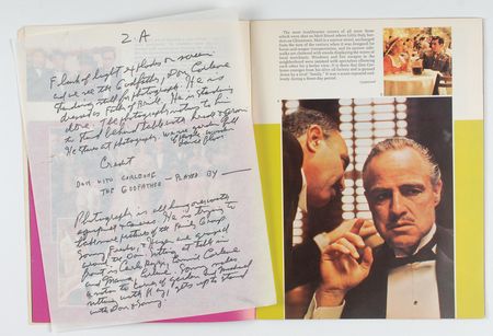 Lot #4093 Mario Puzo: 'The Godfather' Archive - Image 2