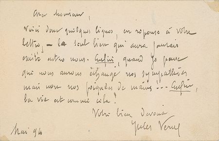 Lot #4008 Jules Verne