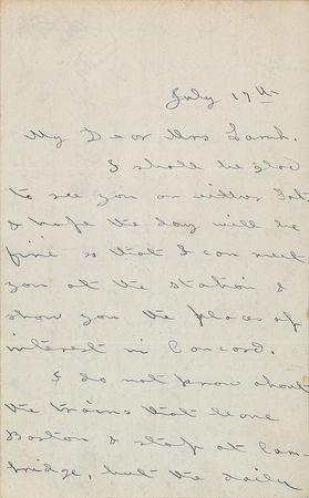 Lot #4036 Louisa May Alcott