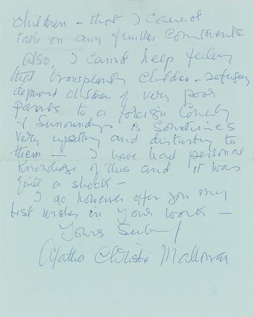 Lot #4075 Agatha Christie - Image 2