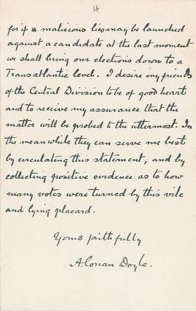 Lot #4076 Arthur Conan Doyle - Image 4