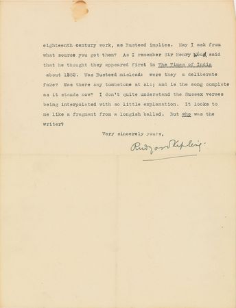 Lot #4132 Rudyard Kipling - Image 2