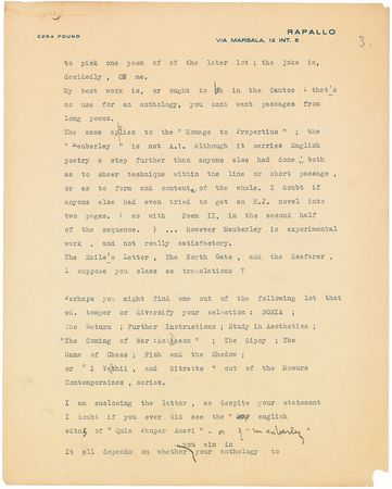 Lot #4112 Ezra Pound - Image 3