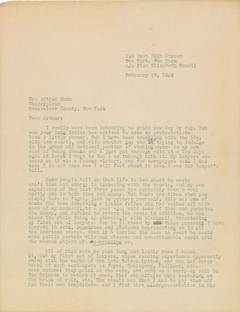 Lot #4048 Thomas Wolfe