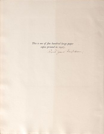 Lot #4133 Rudyard Kipling - Image 1