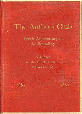 Lot #527 The Authors Club: Carnegie, Howells, Burroughs, and others celebrate the 10th anniversary of the Author’s Club - Image 5