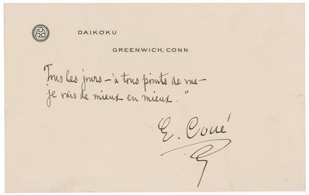 Lot #361 Emile Coue: “Every day, in every way, I am getting better and better” - Image 2