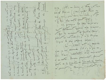 Lot #561 Romain Rolland: Rolland strongly disputes a wrongly identified manuscript - Image 2
