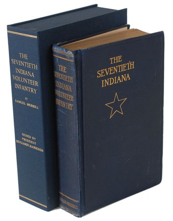 Lot #70 Benjamin Harrison: Exceedingly rare Seventieth Indiana special signed edition - Image 2