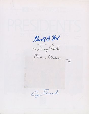 Lot #250 Four Presidents Book - Image 1