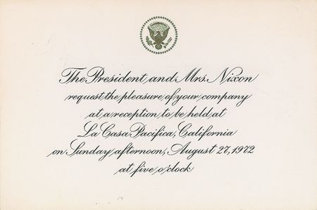 Lot #125 Richard and Pat Nixon - Image 1