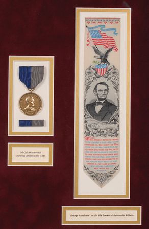Lot #51 Abraham Lincoln: Exceptional 1863 endorsement for a Union soldier—plus original Lincoln hair clippings and campaign memorabilia - Image 5