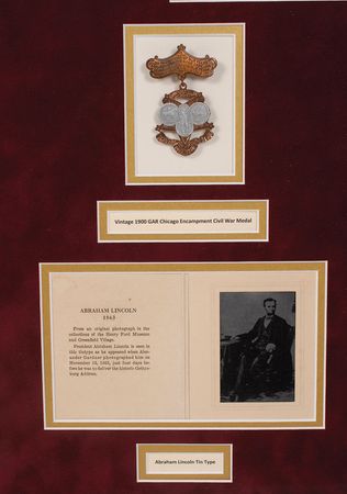 Lot #51 Abraham Lincoln: Exceptional 1863 endorsement for a Union soldier—plus original Lincoln hair clippings and campaign memorabilia - Image 6