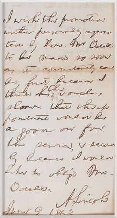 Lot #51 Abraham Lincoln: Exceptional 1863 endorsement for a Union soldier—plus original Lincoln hair clippings and campaign memorabilia - Image 10