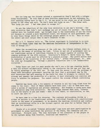 Lot #131 Ronald Reagan Typescript - Image 2