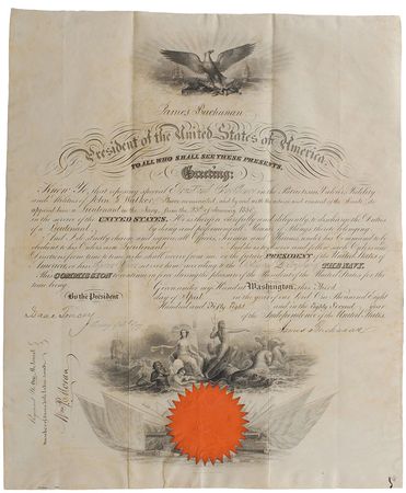 Lot #48 James Buchanan: Early naval appointment for a future rear admiral - Image 1