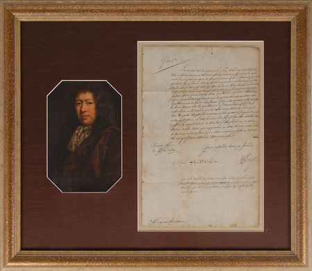 Lot #524 Samuel Pepys Handwritten Letter Signed - Image 1