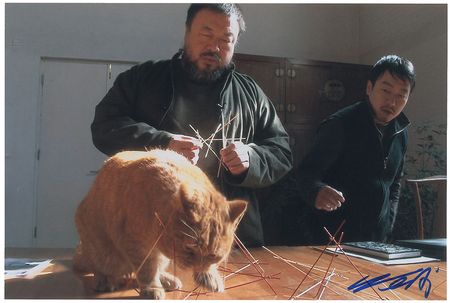 Lot #490 Ai Weiwei Signed Photograph - Image 1