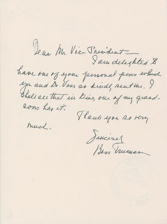 Lot #220 Bess Truman - Image 2