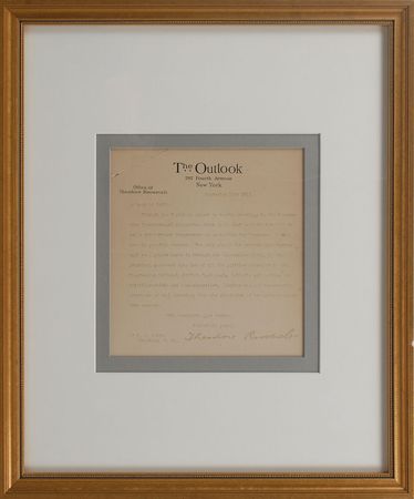 Lot #207 Theodore Roosevelt Typed Letter Signed - Image 2