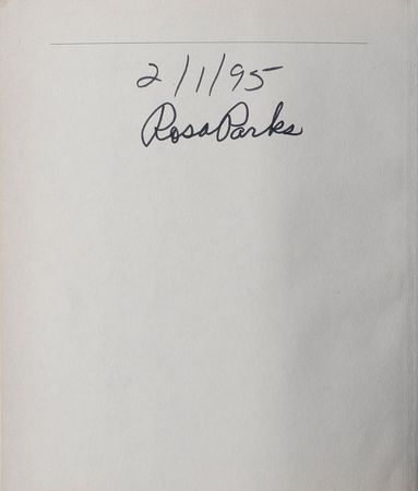Lot #386 Rosa Parks Book - Image 1