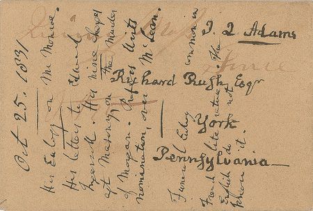 Lot #26 John Quincy Adams Free Frank