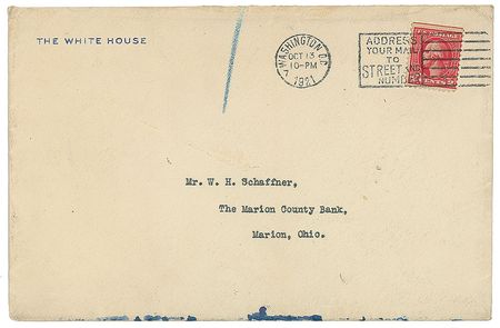 Lot #210 Warren G. Harding Typed Letter Signed - Image 2